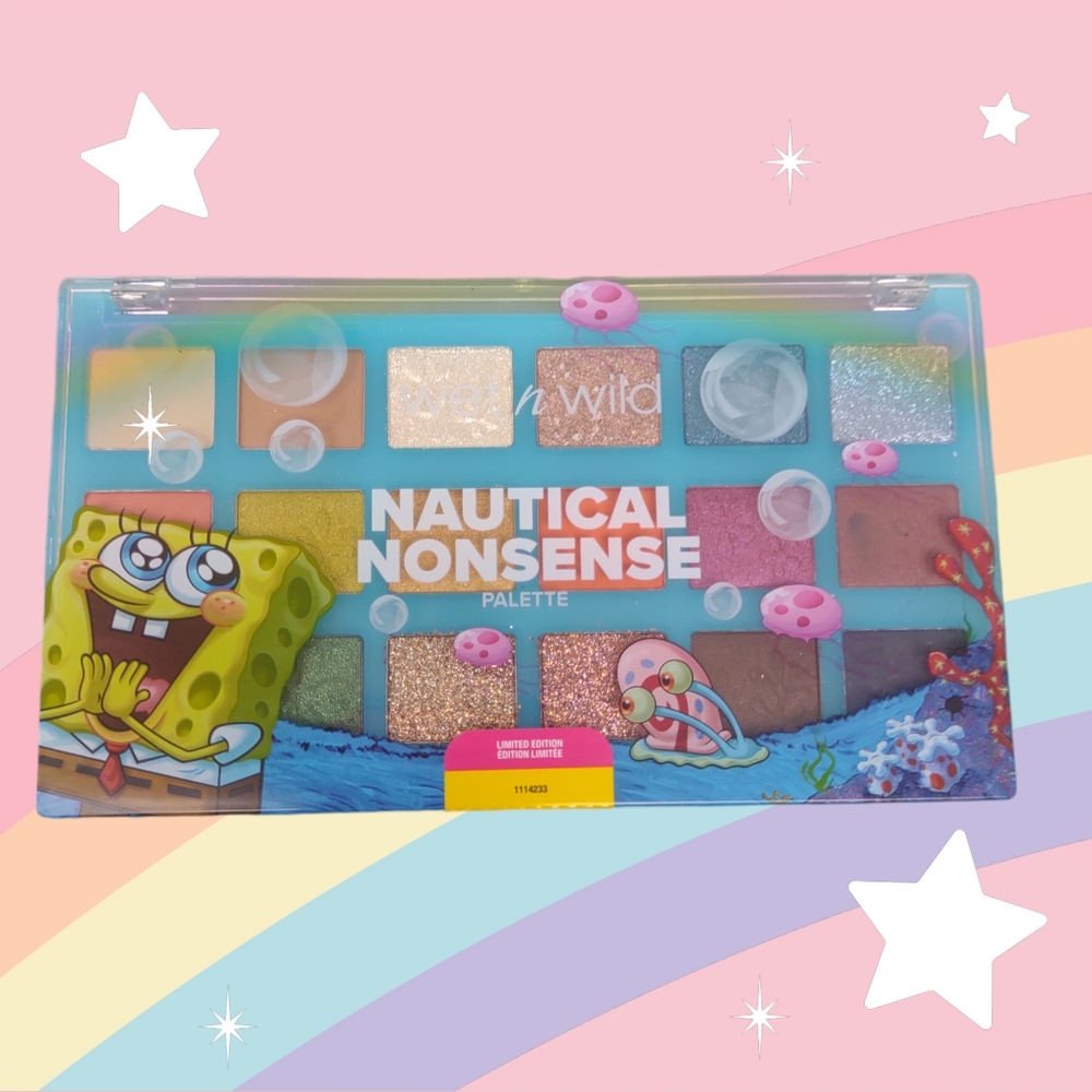 NEW Wet n wild Palette SpongeBob Squarepants Makeup Eyeshadow Sealed